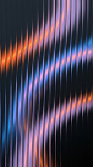 Abstract digital background technology modern design concept with neon wave line pattern and futuristic glow effect on dark surface Abstract technology background concept