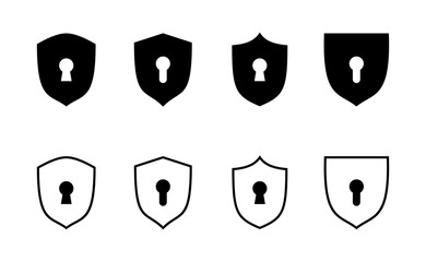 Security icon vector. protection sign and symbol. privacy. vpn