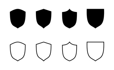 Shield icon vector. Protection icon. Security sign and symbol