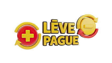 L?ve Pague Logo with Plus and Minus Icons