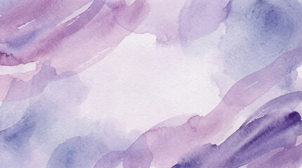 Abstract watercolor background with soft purple and blue washes creating a gentle, artistic texture.