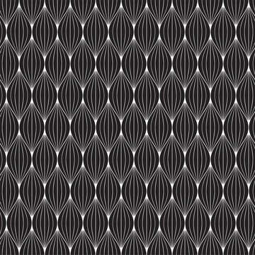 Seamless geometric organic luxury decorative pattern background