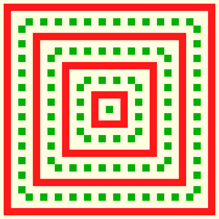 Checks wallpaper. Seamless geometric pattern. Squares background. Polygons ornament. Geometrical motif. Mosaic digital paper. Ethnic textile print. Embroidery web design. Vector work