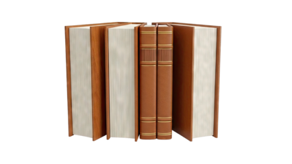 Collection of Leather-Bound Books
