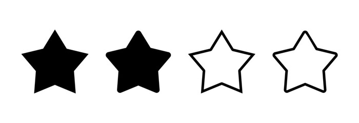 Star Icon vector illustration. rating sign and symbol. favourite star icon