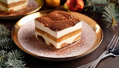 Cappuccino Tiramisu Dessert For New Years Eve Party Or Carnival