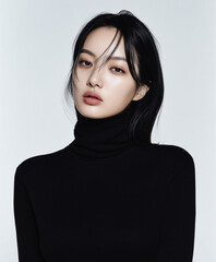 MZ Generation Chic Minimal Beauty Portrait