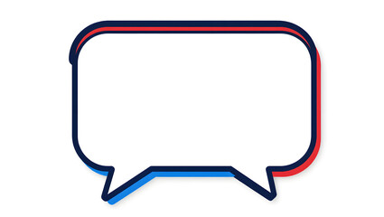 Naklejka premium Speech Bubble