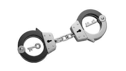 Handcuffs with Keys Inside