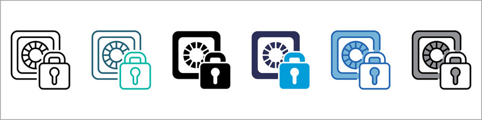 Safety Single Icon Multistyle Illustration