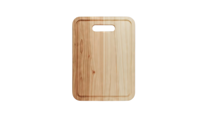Wooden Cutting Board with Integrated Handle