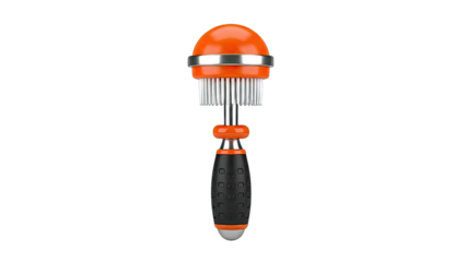Orange Pet Grooming Brush
