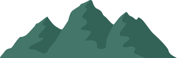 Green Mountain Vector Illustration
