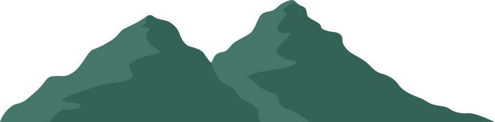 Green Mountain Range Vector