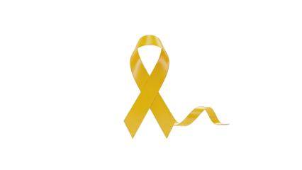 Yellow Awareness Ribbon