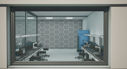 ラボ　ガラス越しの未来