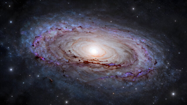 A Cosmic View of Whirlpool Galaxy