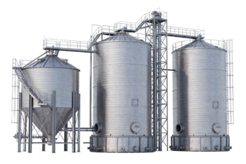 Industrial Silos for Storage and Processing