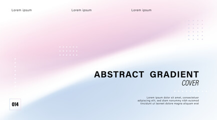 Soft pastel abstract gradient cover poster with airy pink purple mesh for minimalist aesthetic dreamy background post design