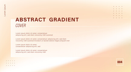 Pastel geometric mesh orange abstract gradient background with warm colors for professional cover and marketing flyer design