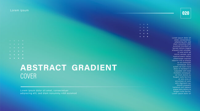 Sleek teal blue geometric mesh gradient corporate background with copy space for modern tech poster and professional business profile design - Powered by Adobe