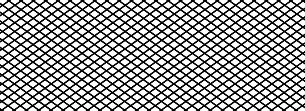 Simple black grill mesh pattern vector illustration.Eps10