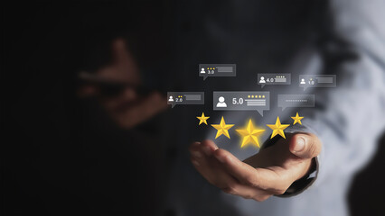 The concept of maximum satisfaction through applications and customer feedback