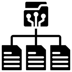 data collection icon isolated on white background. vector illustration icon for data Science technology and other business