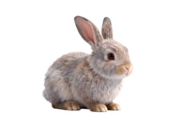 Obraz premium Adorable Fluffy Baby Rabbit with Soft Fur