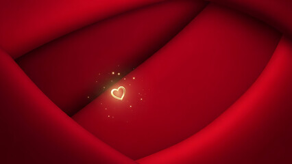 Luxury Red Valentine Background for Romantic Design