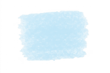 Ripped light blue paper element with rough edges