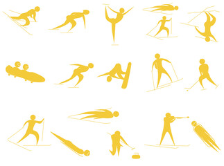 ウインタースポーツのアイコン