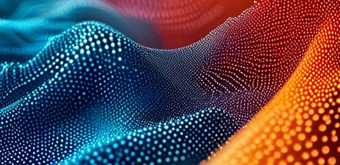 blue and yellow abstract