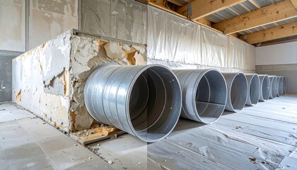 HVAC Duct Installation.