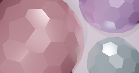 abstract background with hexagons