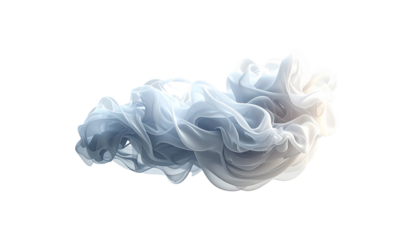 Abstract, flowing, ethereal fabric, rendered against a black background