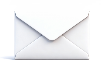 White Envelope for Correspondence and Communication