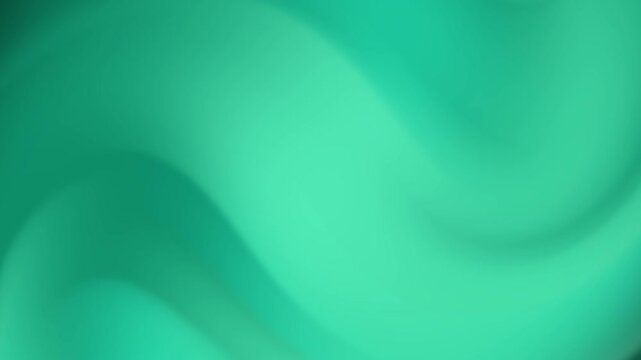 Abstract flowing emerald and teal gradient background with smooth wavy patterns, creating a vibrant and serene visual texture perfect for modern design projects and digital presentations