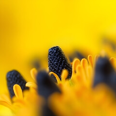 Exploring pollen structures nature macro photography floral environment close-up view botanical concept