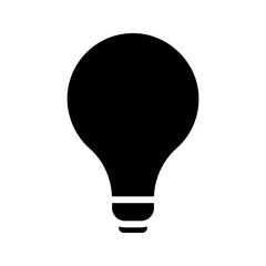 Obraz premium Light bulb icon with rays vector. Lamp icon logo. Bulb light vector icon. Idea symbol. Electric lamp, light, innovation, solution, creative thinking