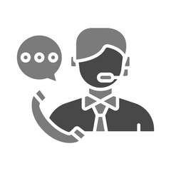 Customer Service Agent Icon