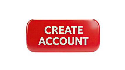 Red Button with "Create Account" Text