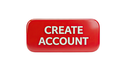 Red Button with "Create Account" Text