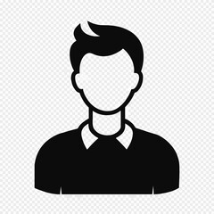 Man isolated on white background Vector