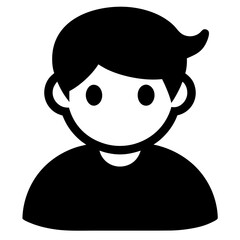 Person isolated on white background Vector