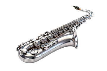 Silver-Plated Tenor Saxophone for Musician
