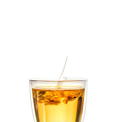 Glass Cup Containing Black Tea Isolated on White Background. glass cup black tea, black tea in glass cup, black tea isolated on white, tea in glass cup, hot black tea, transparent glass tea cup, black