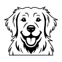 Golden Retriever Face