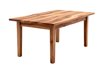 Wooden Dining Table with Natural Grain