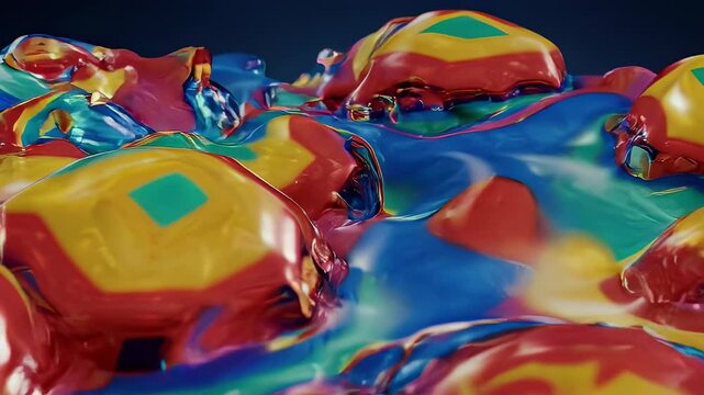 V era liquid colorful abstract background.